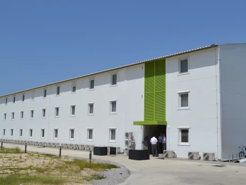 Modular buildings.